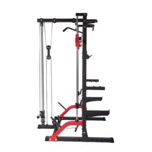 Alternative view of Power Rack with LAT-Pull Down System PW098